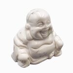 White Howlite Crystal Buddha 4cm