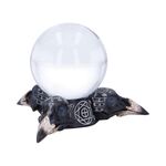 Crystal Ball with Raven Stand