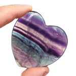 Large Fluorite Crystal Heart
