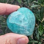 Amazonite Crystal Heart no2