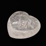 Quartz Crystal Puff Heart 40mm