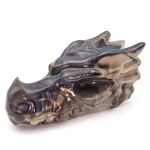 Large Mixed Jasper Dragon Head