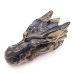 Large Mixed Jasper Dragon Head