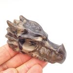 Large Mixed Jasper Dragon Head