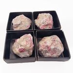 Rubellite in Quartz Pink Tourmaline Group
