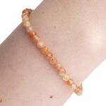 Sunstone Faceted 4mm Bracelet
