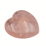 Rose Quartz Puff Heart 45mm
