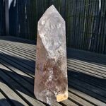 Smoky Elestial Point Polished Quartz Crystal #E2