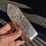 Smoky Elestial Point Polished Quartz Crystal #E2