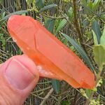 Orange Tangerine Quartz Point No1