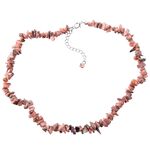 Rhodochrosite Chip Necklace 18 inch