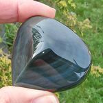 Rainbow Obsidian Heart No4a