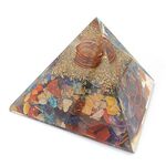 Rainbow Orgone Pyramid Crystal 40mm (Point)