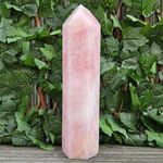 Large Rose Quartz Point, Polished L10