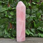 Large Rose Quartz Point, Polished L10