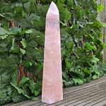Large Rose Quartz Point, Polished L11