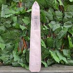 Large Rose Quartz Point, Polished L12