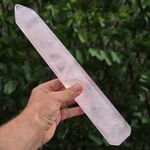 Large Rose Quartz Point, Polished L13