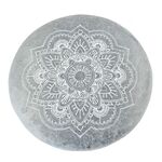 Selenite Plate Flower Mandala 10cm