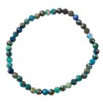 Chrysocolla faceted Bracelets 4mm