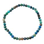 Chrysocolla faceted Bracelets 4mm