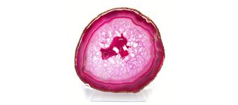Large Pink Agate Slice No8