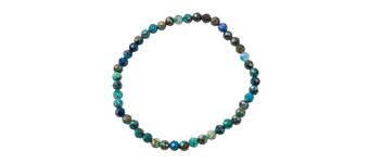 Chrysocolla faceted Bracelets 4mm