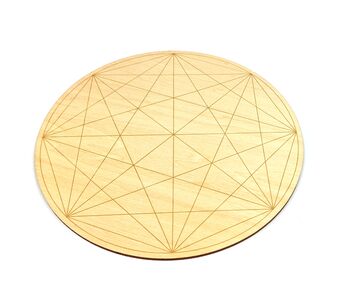 Wood Crystal Grid Plate Protection