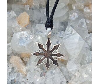 Chaos Star Amulet Pewter