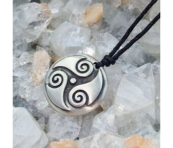 Celtic Spiral of Life Knot Pendant