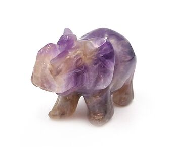 Amethyst Crystal Elephant