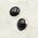 Onyx Round Stud Earrings 8mm