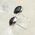 Onyx Round Stud Earrings 8mm