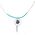 Turquoise Shield Design Necklace