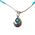 Turquoise Bear Track Necklace