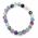 Fluorite Round Bead Bracelet