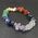 Chunky Chakra Chip Bracelet