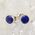 Lapis Lazuli Round Stud Earrings 5mm