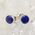 Lapis Lazuli Round Stud Earrings 6mm