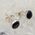 Onyx Round Stud Earrings 6mm