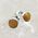 Tiger Eye Round Stud Earrings 5mm