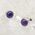 Amethyst Round Stud Earrings 5mm