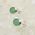 Aventurine Oval Stud Earrings 10mm