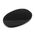 Oval Black Obsidian Mirror