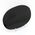 Oval Black Obsidian Mirror