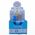 Throat Chakra Votive Candle by Crystal Journey