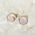 White Opal Stud Earrings in Sterling Silver