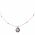 Oval White Opal Necklace in Sterling Silver D2