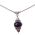 Amethyst Necklace in Sterling Silver