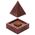 Wood Pyramid Incense Cone Box